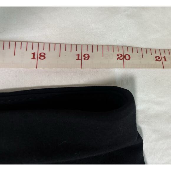 Lane Bryant Women's Midi Skirt Plus Size 22/24 Black Elastic Waist Pull On - Picture 5 of 6